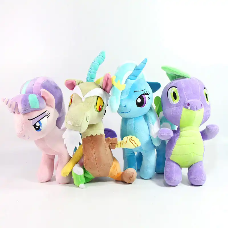 新マイリトルポニーおもちゃ友情はマジックスターライトかすかtrixieスパイク確執ぬいぐるみソフトぬいぐるみ人形 Aliexpress
