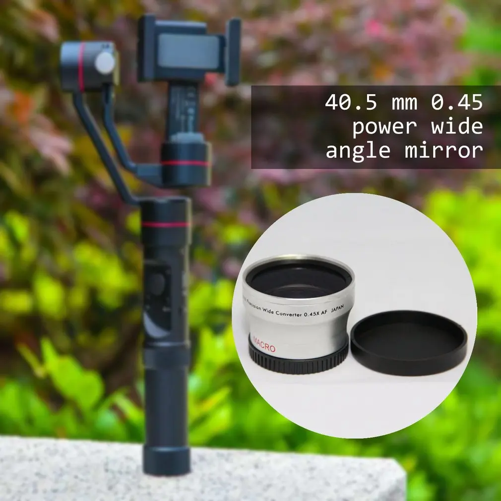 High Resolution Camera Camcorder Lens 40.5mm 0.45X TELE Telephoto LENS for Camcorder 40.5 mm 0.45X Silver lens
