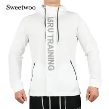 Мужская куртка для бега, спортивная одежда для тренировок, тренировок, бега, фитнеса, тренажерного зала, куртка для бега, одежда с длинным рукавом