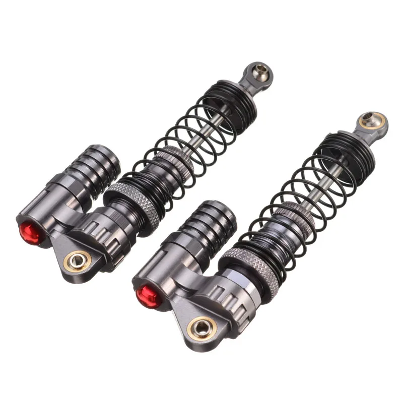 4pcs 90mm Metal Aluminum Shock Absorber Damper For 1/8 1/10 SCX10 90046 KM2 RC Crawler Car Accessories