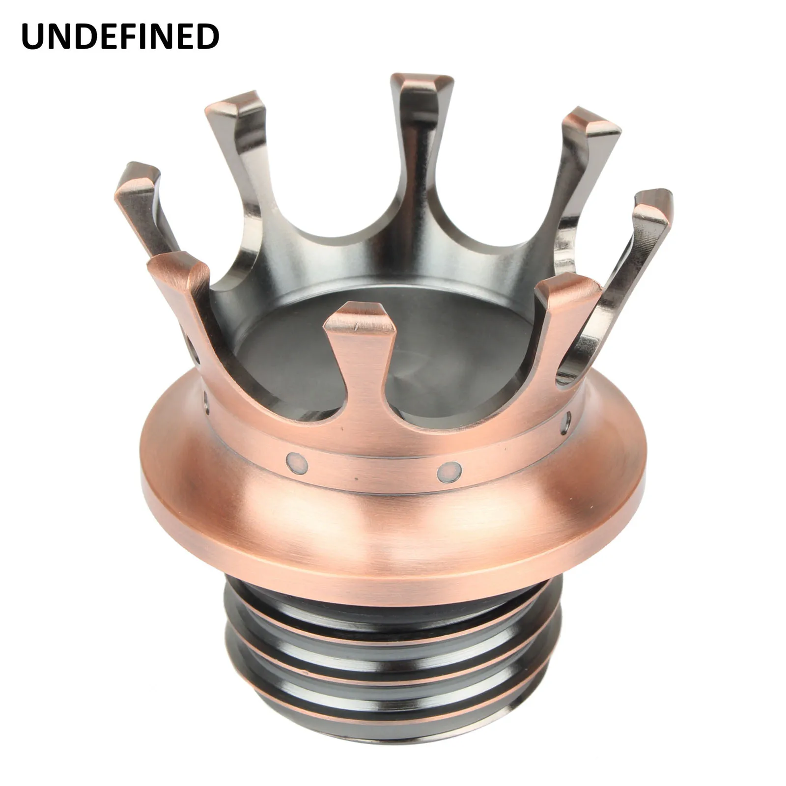 Запчасти для мотоциклов Crown Tank cap s CNC резервуар топливного газа крышка правая нить для Harley Sportster XL 883 1200 Road King - Цвет: Шампанское