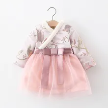 Детские платья; повседневная одежда для девочек; платье; Одежда для девочек; новогодний костюм для маленьких девочек; платья принцессы в китайском стиле