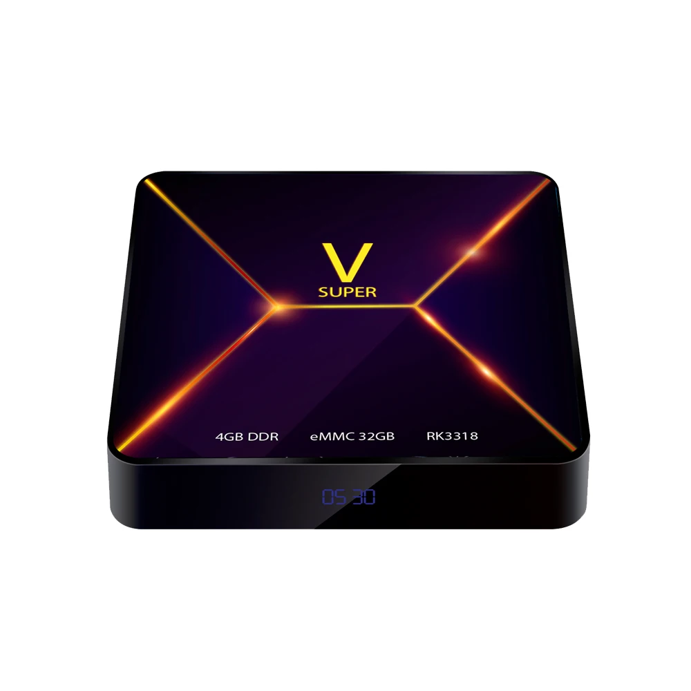  New Android 9.0 TV Box RK3318 Ram 4GB Rom 32GB Smart Internet Set Top Box 2.4G WIFI Bluetooth Suppo