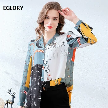 

New 2019 Autumn Winter Women's Turtleneck Maple Print Long Sleeve High Collar Thick Loose Loose Wool Blend Sweater Dress