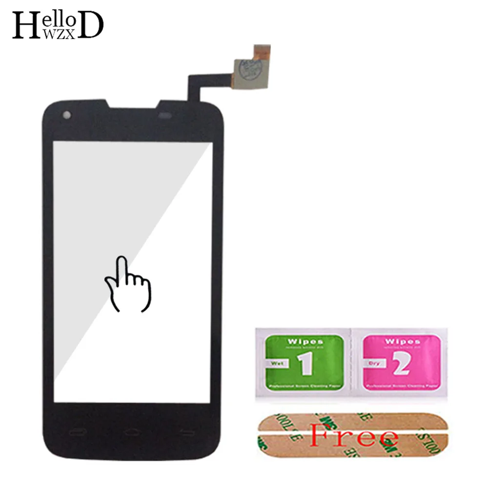 Mobile Touch Screen Panel For Micromax A091 A092 A093 Touch Screen Front Glass Digitizer Panel Lens Sensor 3M Glue Wipes
