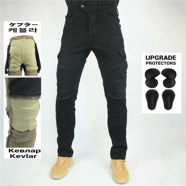 Motorcycle Riding Jeans Anti-fall Pants 