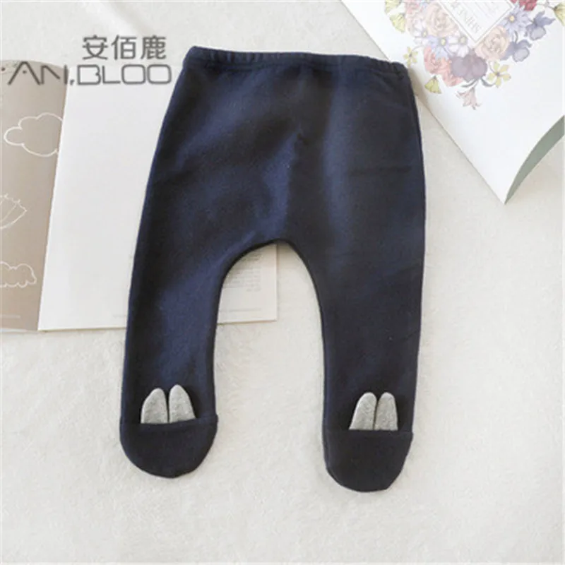 1 предмет, милые обтягивающие штаны для маленьких девочек эластичные теплые леггинсы с рисунком кота Новые Мягкие штаны для новорожденных брюки в стиле Love - Цвет: lanse