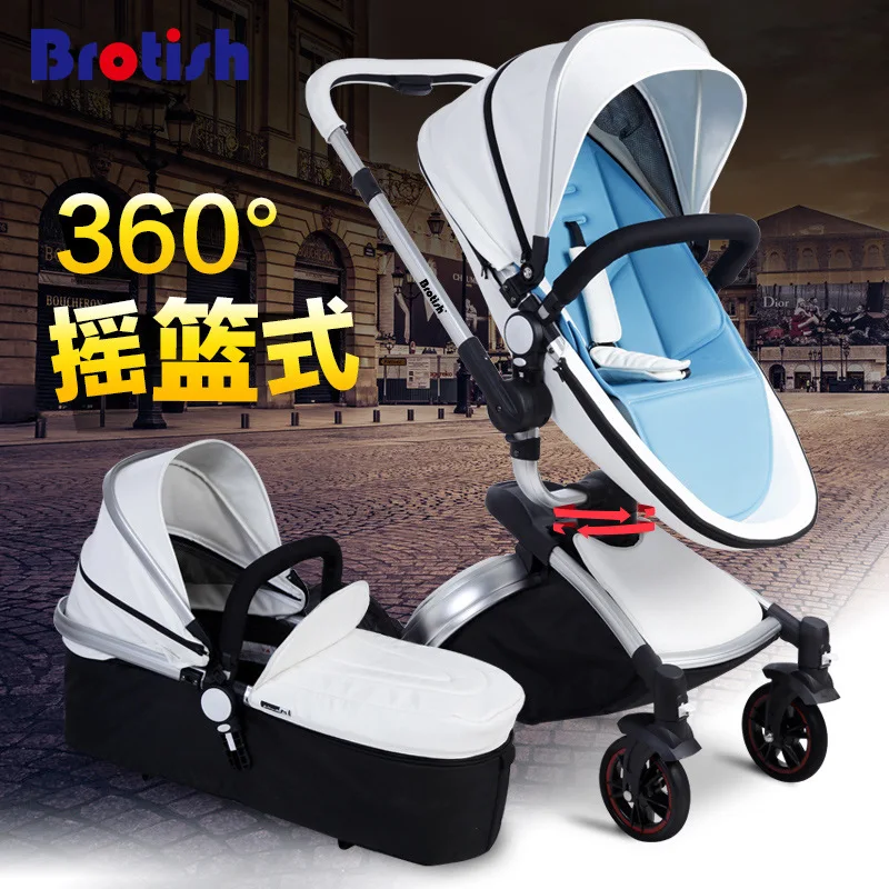  Baby stroller can sit reclining ultra light portable folding shock absorbers children push simple b