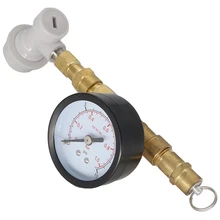 Homebrew регулируемый клапан давления W/Манометр с резьбой газовый шаровой замок, оборудование для пивоварения