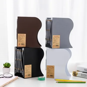 

Large Collapsible Bookends Iron Bookend Stationary Desktop Book Shelf Holder Office Home Stuff