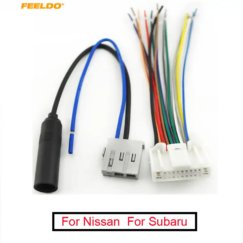FEELDO Car Audio Stereo Wiring Harness Adapter Plug For Nissan/Teana/X