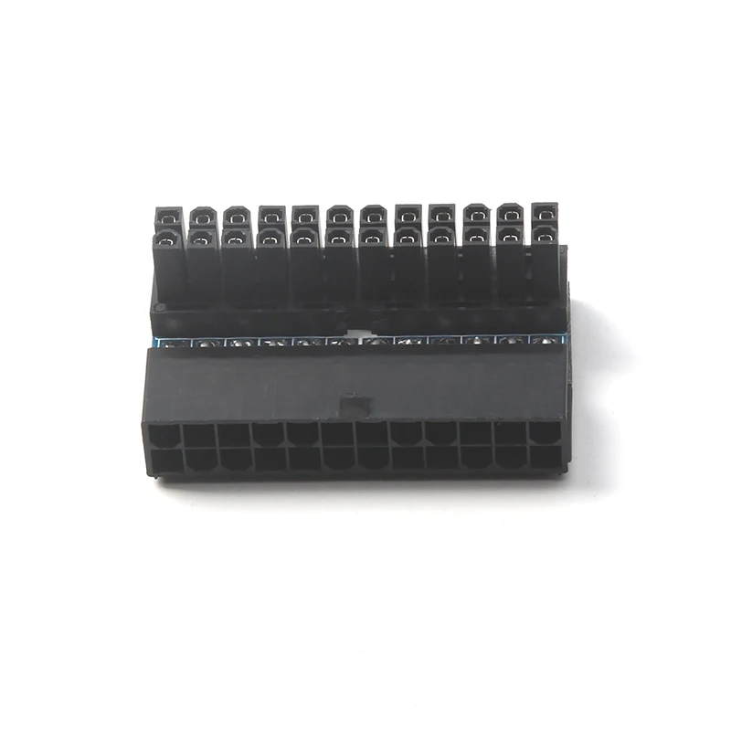 50pcs/lot Right angle adapter ATX 24Pin Female to 24pin Male for desktop PC power supply | Компьютеры и офис