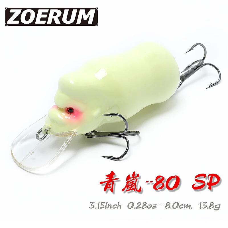 Luminous Bass Fishing Lure Wobbler Japan Floating Minnow Wobblers