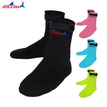 Shoes Diving-Socks Sail Non-Slip-Boots Beach Dive 3mm 1pair Brand-New