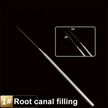 1 шт. стоматологический инструмент для наполнения корневого канала высокого качества из нержавеющей стали двухсторонний инструмент для наполнения 1#2
