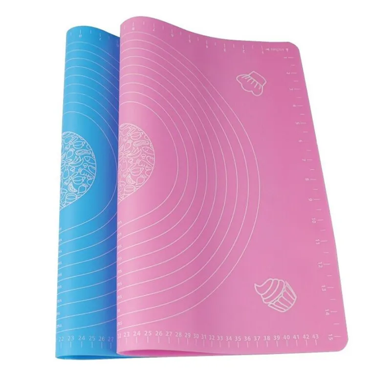 1pc Non-Stick Silicone Mat Rolling Dough Liner Pad Pastry Cake Bakeware Paste Flour Table Sheet Scale Kitchen Tools 30X40CM