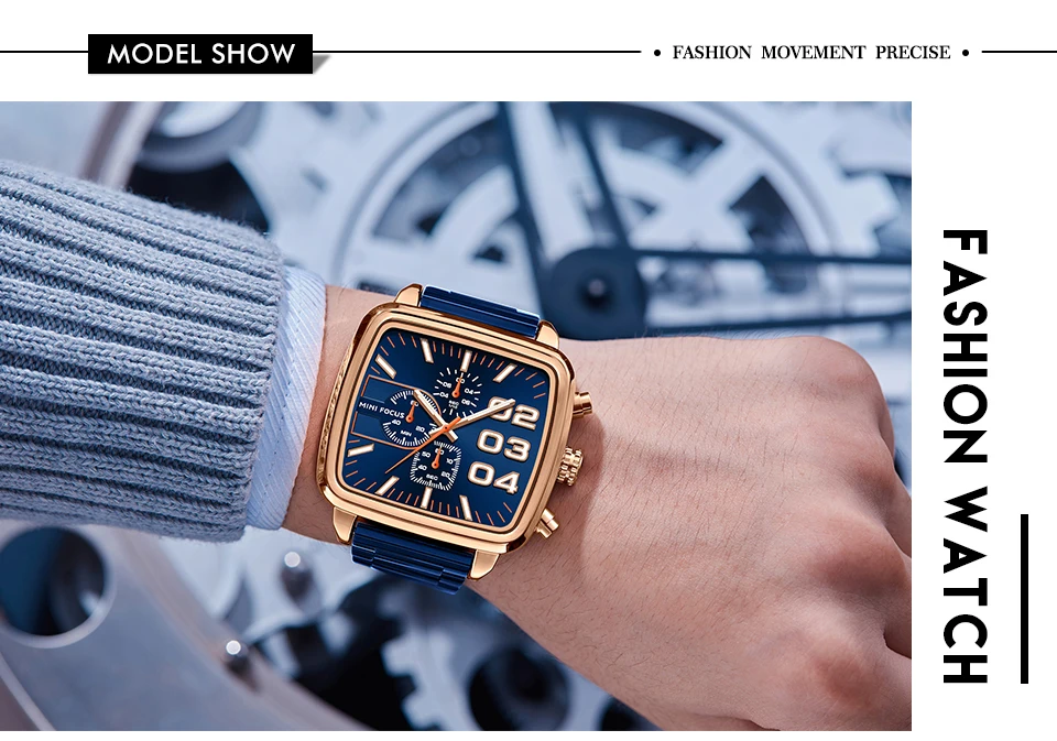 MINI FOCUS Quartz Watch for Men Waterproof_voghion.com