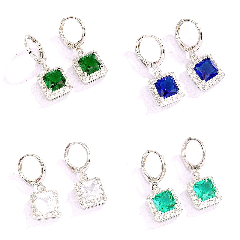 Серьги-кольца женские геометрической формы маленькие круглые украшения с