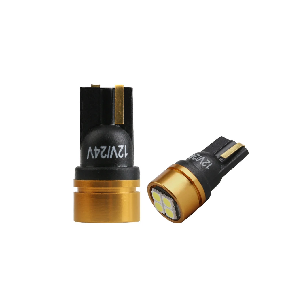 4 шт. головной светильник s T10 3030 4SMD ширина лампы декодирование высокий светильник светодиодный светильник для Чтения номерного знака светильник W5W