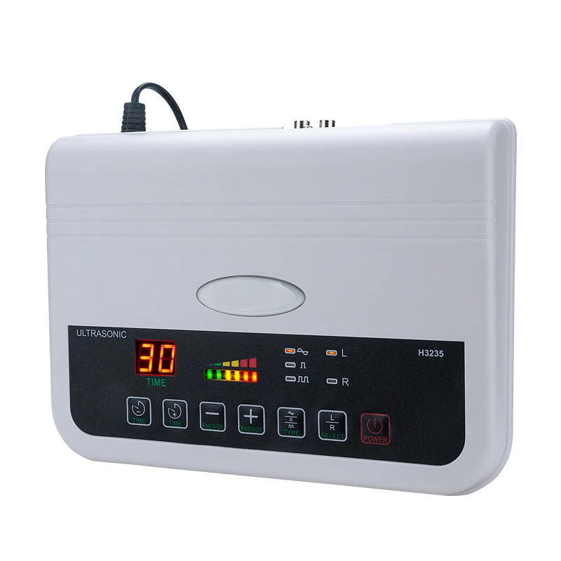  Dual Probe Ultrasound Apparatus Face Whitening Freckle Removal Reduce Wrinkles Facial Massage Instr