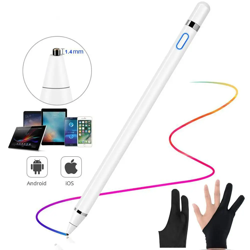

For Apple iPad Pro 11 12.9 10.5 9.7 2017 2018 Active Stylus Touch Pen Smart Capacitance Pencil For iPad mini 5 4 3 2 1 Air 1 2 3