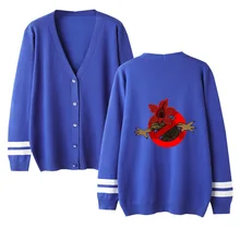 Странные вещи v-образным вырезом мужской свитер-кардиган/женский хлопковый Повседневный свитер странные вещи свитер Кардиган Топы