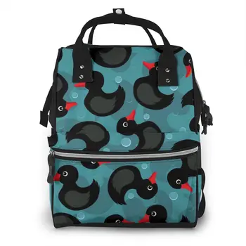 

Mummy Bag Cute Rubber Ducks Nappy Backpack Large Capacity Stroller Bag Mom Baby Multi-function Waterproof Outdoor Diaper Bags