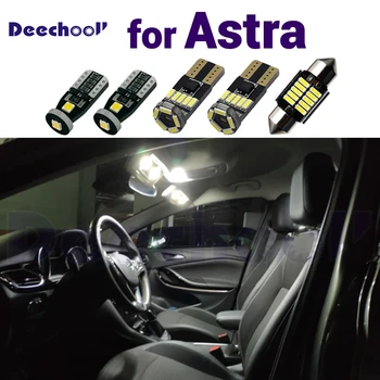 

Pure White Error Free LED mirror lamp + LED trunk Bulb interior indoor map dome light for Opel Astra H J K 2004 -2012 2018