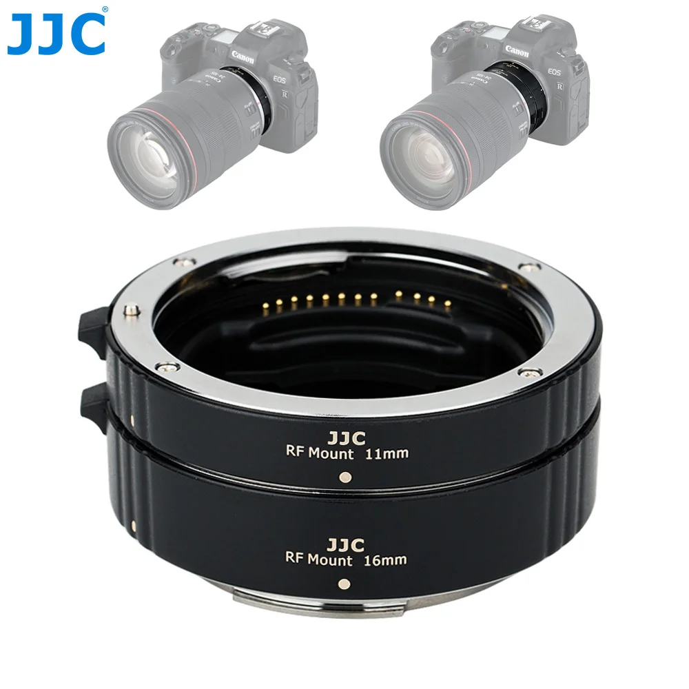 Conjunto de Tubo de Extensão Macro do Foco Automático da Montagem de Jjc Câmera sem Espelho do Quadro Completo e Lentes da Montagem de Canon rf para Canon Eos rp r rf - Image 2