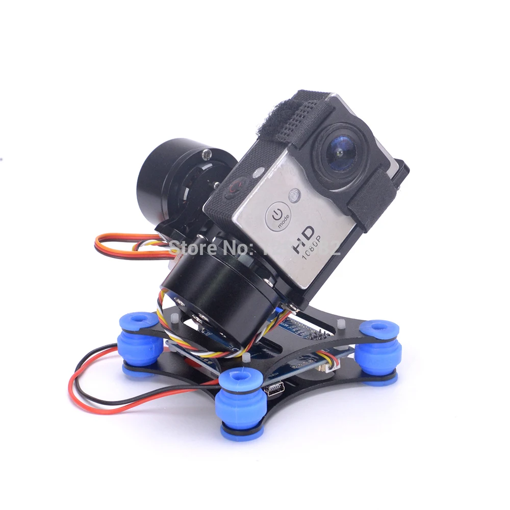 

Hot RTF 2-Axis Brushless Gimbal Board 2208 or 2804 Motor free debug for Gopro3 4 SJ4000 RC FPV Quadcopter Lightweight