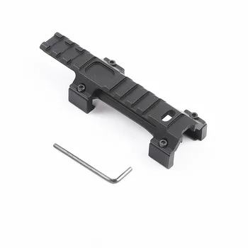 

MP5 Conversion Sight Clip Water Bomb Heightening Long Rail 12cm Metal Sighting Mirror Fixture 20mm Bracket