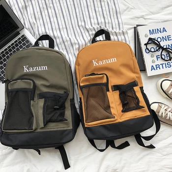 

2020 NEW Brand Originality Design Backpack Retro Hong Kong Wind Street Backpack Female Student Bag