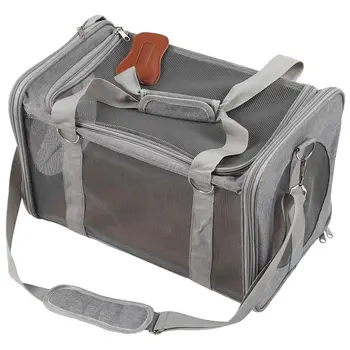 

Outgoing Portable Cat Bag Dog Autumn and Winter Breathable Cat Backpack Oblique Portable Space Bag Large Pet Out Bag