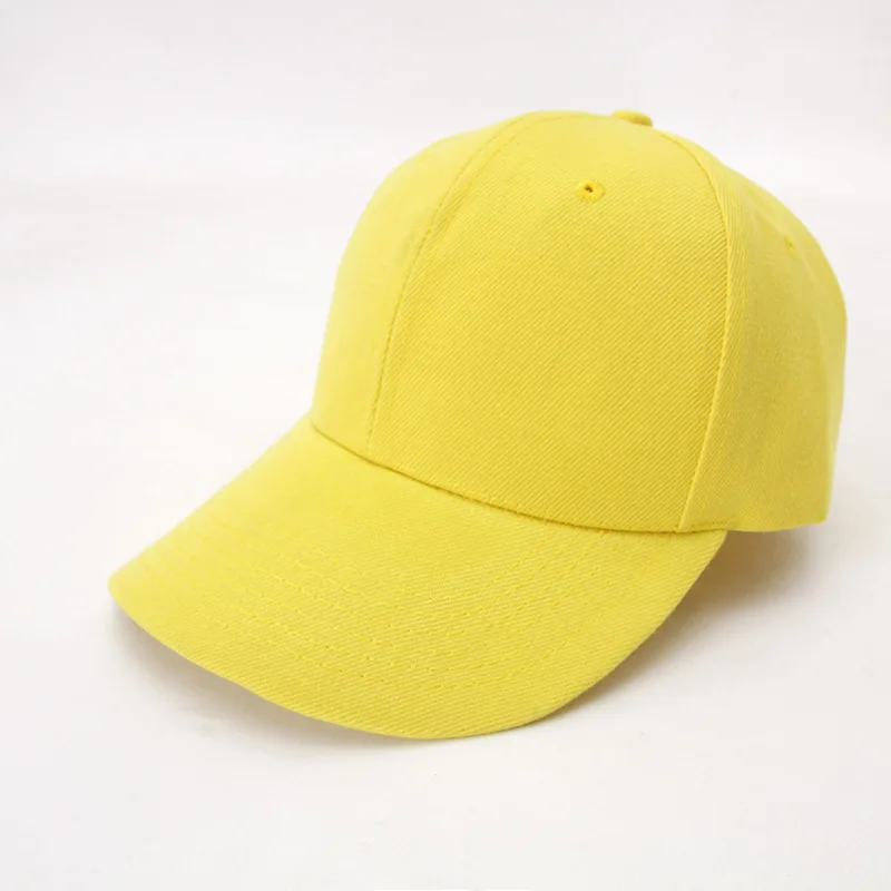 Yellow Мужская кепка для бега, Спортивная Кепка, s Snapback, шапка с поясом для женщин и мужчин, Кепка в стиле хип-хоп, Солнечная шляпка для отдыха, одноцветная солнцезащитная Кепка - Цвет: Yellow