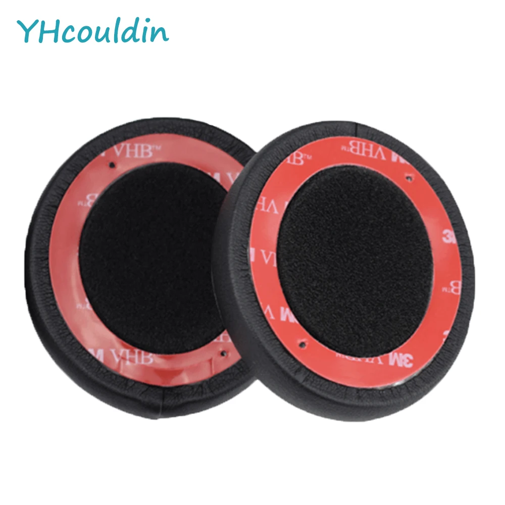 YHcouldin 5 Colors Available Replacement Ear Pads for Beats Solo 2 0 Wired Headphones Protein Leather Ear Cushions Earpads Cover