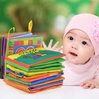 

Kid Baby Cognize Book Intelligence Development Cloth Fabric Educational Toy Cloth Book Children Books Baby English