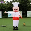 Free Shipping 2.5 meters inflatable chef air dancer for restaurant decoration / blow up waving chef air dancer balloons - toys 2