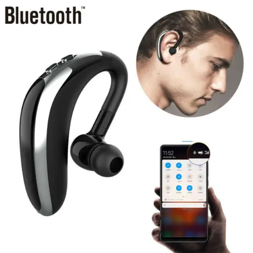 Мини водонепроницаемый беспроводной Bluetooth гарнитура Спорт ушные крючки наушники