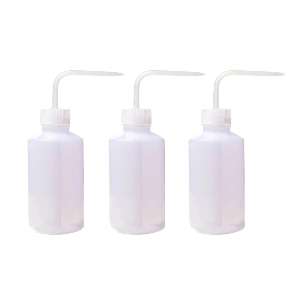 3 Pieces Tattoo Squeeze Bottles Diffuser Wash Green Soap Non Spray 250ml 8oz