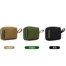 Outdoor Supplies Triangle Buckle Square Parts Bag Earphone Bag MOLLE System Small Hanging Bag