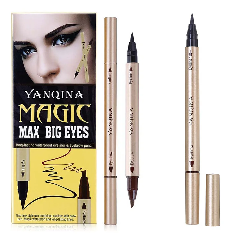

YANQINA Black Long Lasting Eye Liner Pencil eyebrow pencil eyeliner long-lasting color waterproof Beauty Makeup Liquid Eyeliner