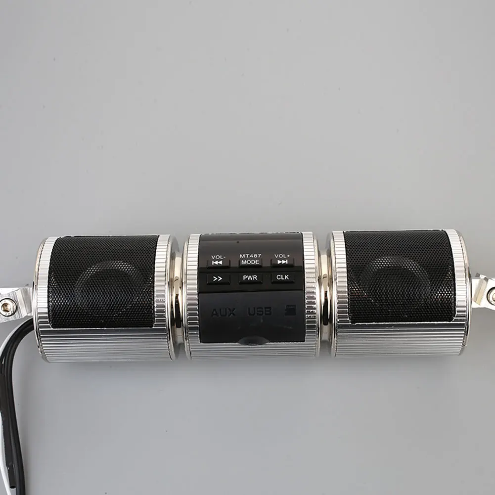 Motorcycle Speaker Speaker Durable Bluetooth Speaker Radio Audio 7W LCD Display Premium