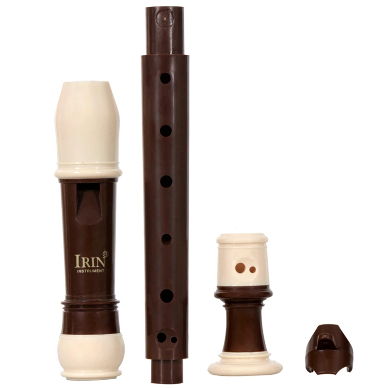 Irin Abs Recorder Soprano Clarinet Long Flute Baroque Recorder Fingering Musical Instrument Accessories Beginner
