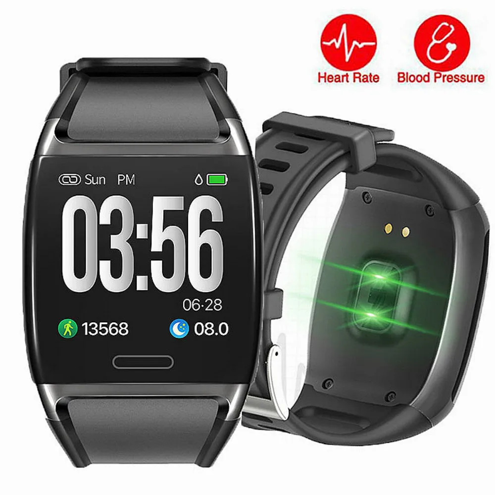 Large Color Screen Fitness Tracker Smart Bracelet Heart Rate BP Waterproof Smart Watch Sleep Monitor Pedometer Calorie Counter