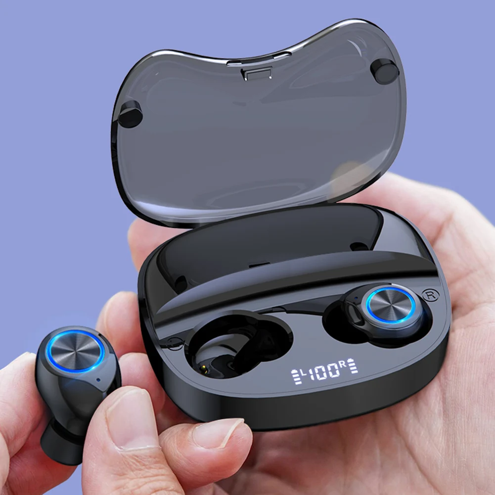 TW90 Wireless Bluetooth V5 0 Stereo HiFi In Ear Earphones With Mic Sports Headphones For Listening To Songs
