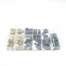 170 шт. Авто u-образные зажимы для прокладок крепежные детали корпуса дверная панель отделка винт нажимной металл