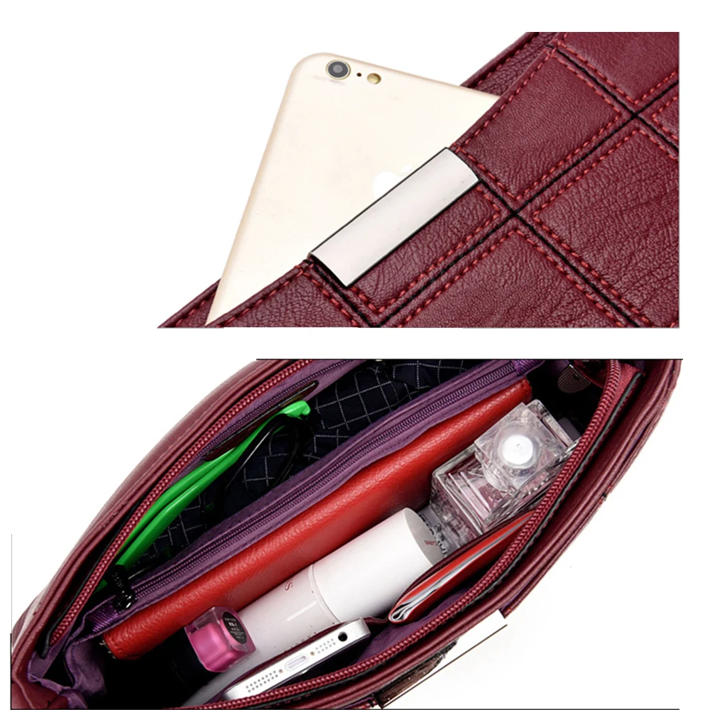 Роскошная белая сумка женская через плечо качественная кожаная сумки для женщин