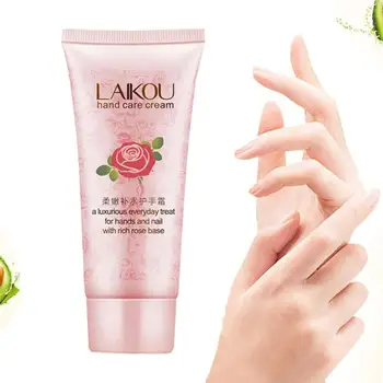 

50/60ML Rose Essence Hand Cream Hands Care Tender Whitening Refreshing Non-greasy Moisturizing Anti-drying Tightening Skin T0Q4