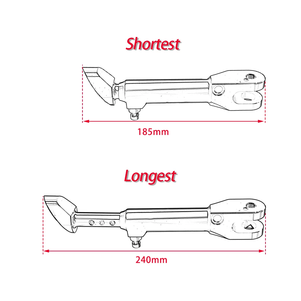 Adjustable Kickstand Foot Side Stand Support For BMW S1000RR S1000 RR Premium K46 S1000R 2010-2021 2015 2016 2017 2018 2019 2020 images - 6