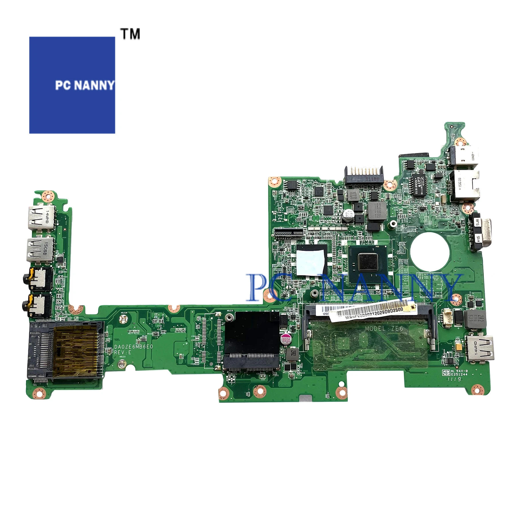 

PCNANNY FOR Acer Aspire One D257 Laptop System Motherboard Atom N570 MBSFW06002 DA0ZE6MB6E0 DDR3 Tested